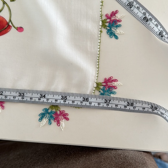 Handmade Needlework Lace Scarf - Picture 4 of 7